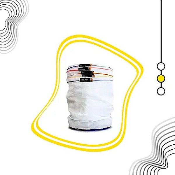Kit Bags Full Mesh - 75L com 5 Bags + Tela de secagem
