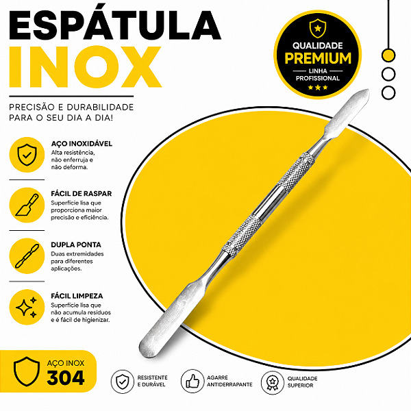 Espátula Aço Inox