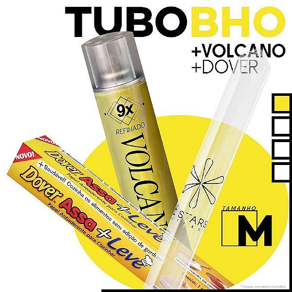 Kit Bho Tubo de Vidro 30g + Volcano + Dover