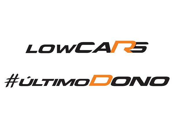 Combo Adesivos LOWCARS + #ultimoDONO