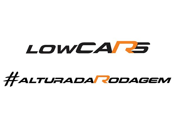 Combo Adesivos LOWCARS + #alturadaRODAGEM