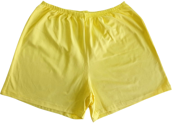 SHORTS DE PIJAMA FEMININO - AMARELO