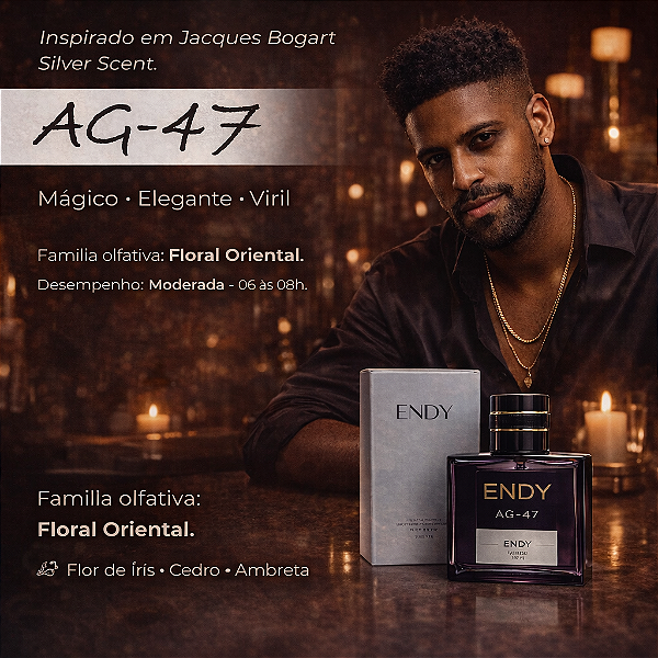 Ag 47 - Inspiração Olfativa Silver Scent - 100ml