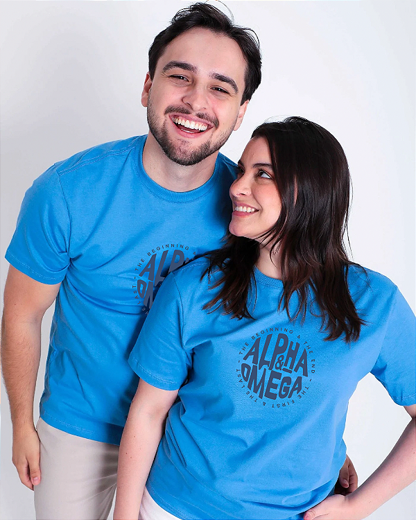 Camiseta unissex Alpha e Omega