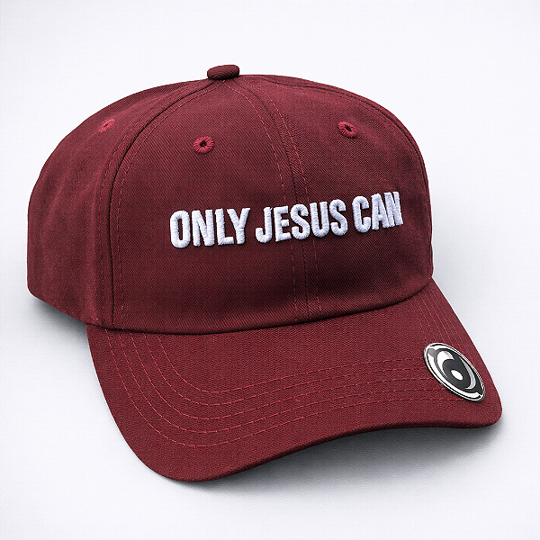Boné Only Jesus Can Marsala