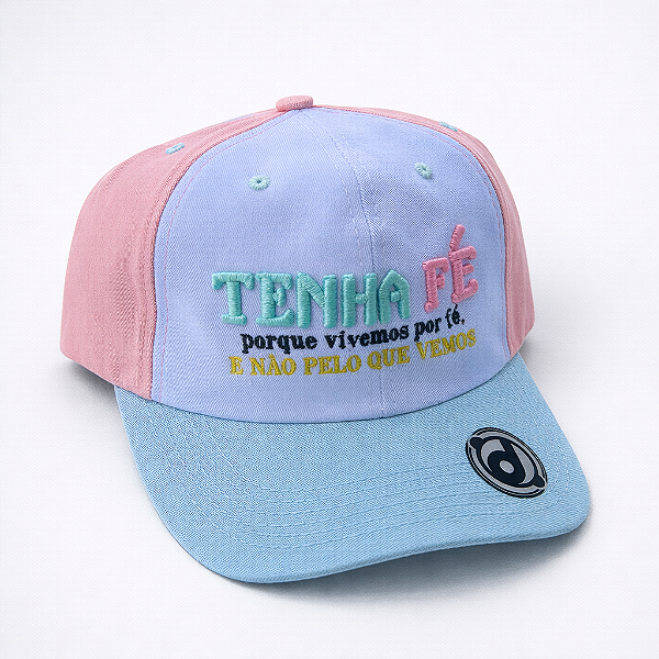 Boné Tenha Fé Branco