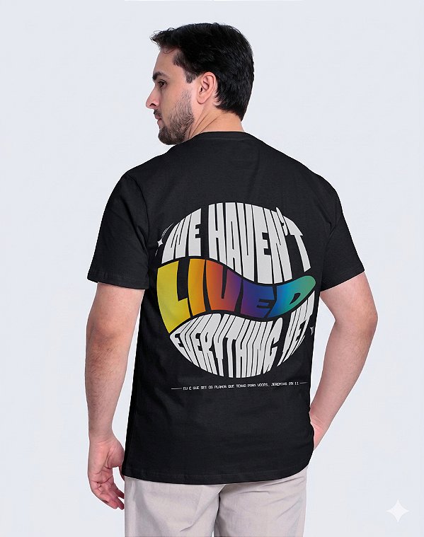 Camiseta Oversized RL CON LEGACY Preta