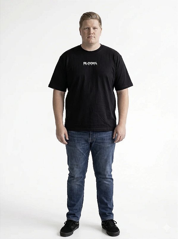Camiseta Plus Size RL CON LEGACY Preta