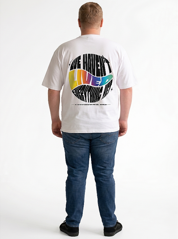 Camiseta Plus Size RL CON LEGACY Branca