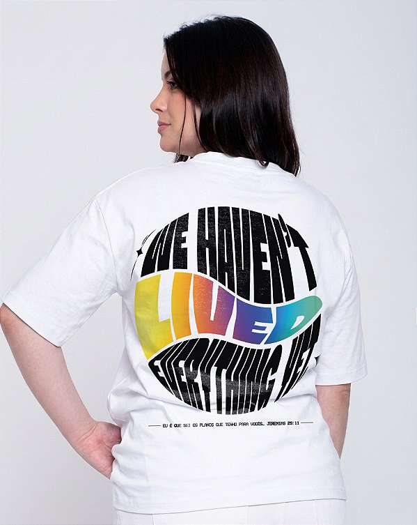 Camiseta Oversized RL CON LEGACY Branca