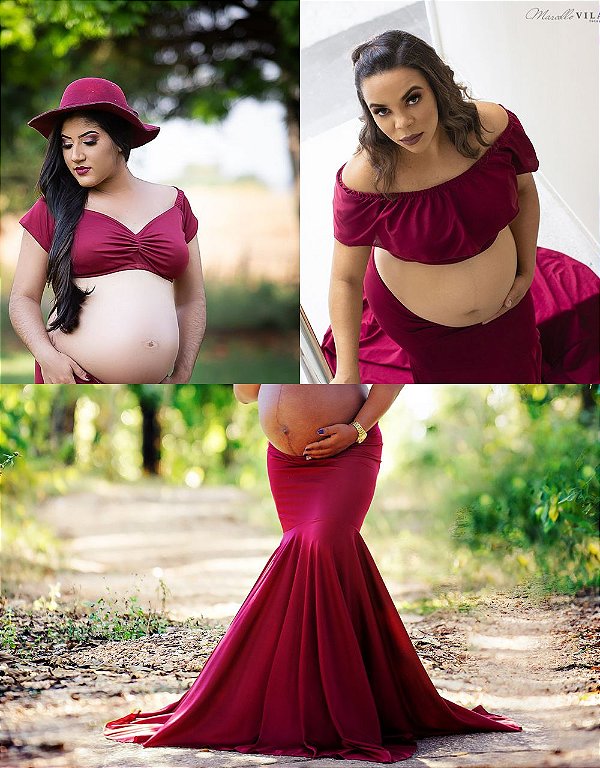 roupas para fazer fotos de gestantes