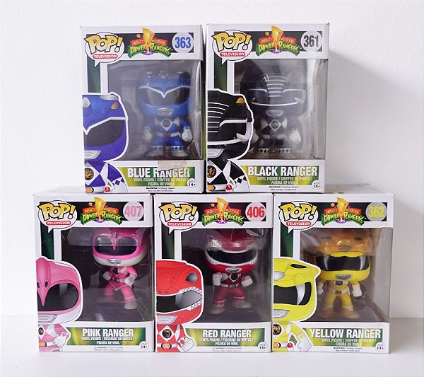 Set Power Rangers Funko Pop!
