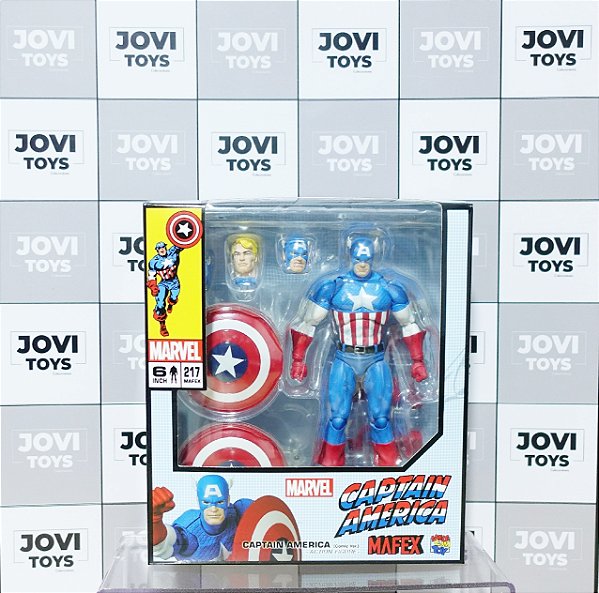 Capitão América Comics Mafex Nº 217