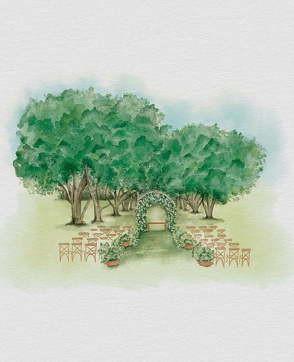 Aquarela Casamento - Aldeia (PE)