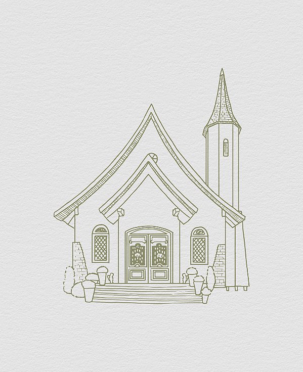 Desenho Casamento - Hotel Ritta Hoppner (RS)