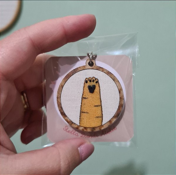 Chaveiro/colar de patinha