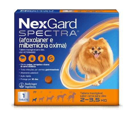 NexGard Spectra 2-3,5kg 1 comprimido