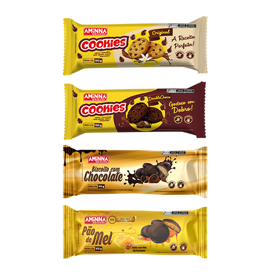 Kit Apaixonados por Chocolate, Sem Glúten - Aminna