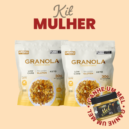 Kit Granolas Sortidas + Mel de brinde