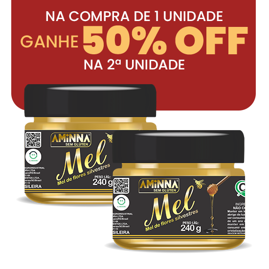 Mel Orgânico de Flores Silvestres SG - 240 g A 2ª unidade terá 50% de desconto