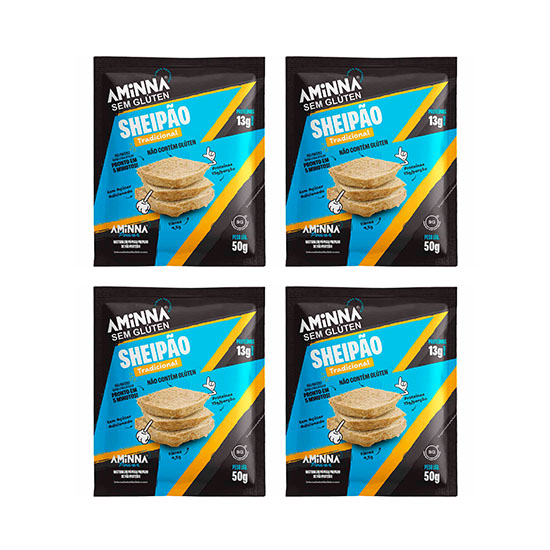 Combo Sheipão - Pão Proteico Sabor Tradicional com 13g