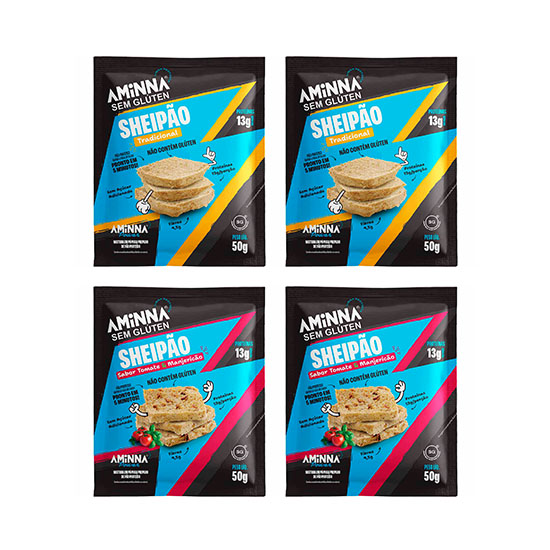 Combo Sheipão - Sabor Tradicional e Sabor Tomate e Manjerição