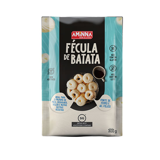 Fécula de Batata sem Glúten Aminna, 300g - ID: 73