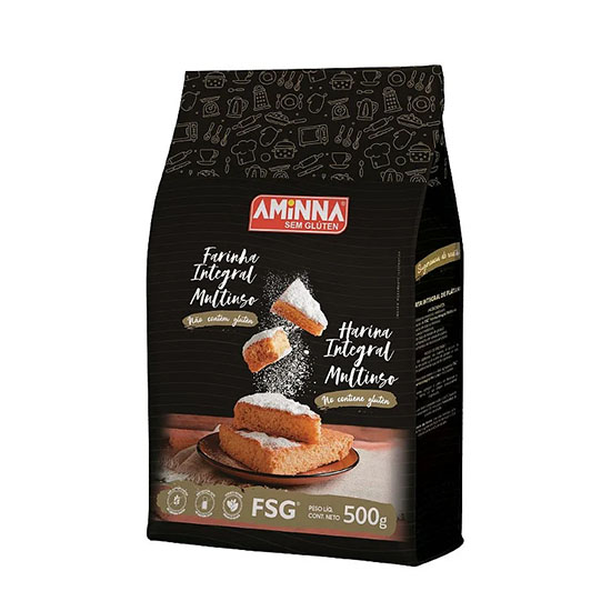 Farinha sem Glúten Integral FSG® Aminna, 500g - ID: 165