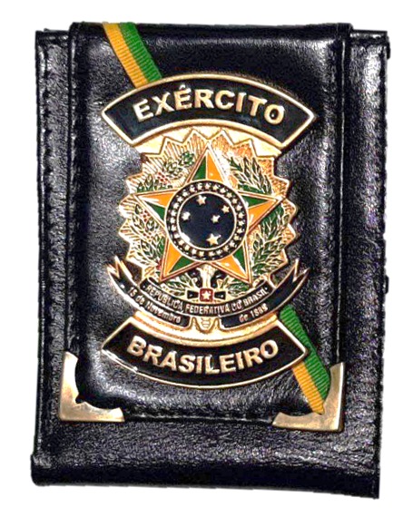 Carteira Exército Brasileiro em couro Legítimo