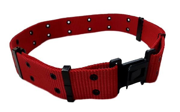 Cinto Tático NA vermelho - Padrão Exército