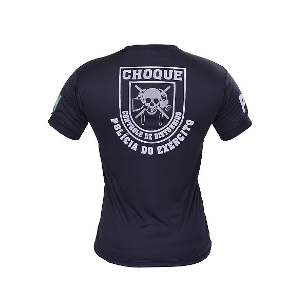 Camiseta Polícia do Exército - CHOQUE - malha dry fit