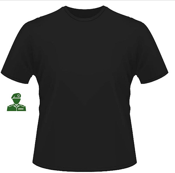 Camiseta Preta - Sem estampa
