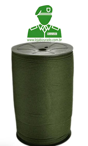 CORDEL VELAME VERDE OLIVA 5MM