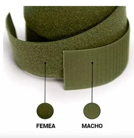 Velcro VO 50mm - Quantidade 1m