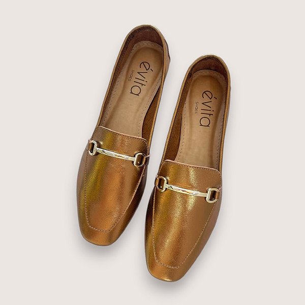 LOAFER JÉSSICA BRONZE