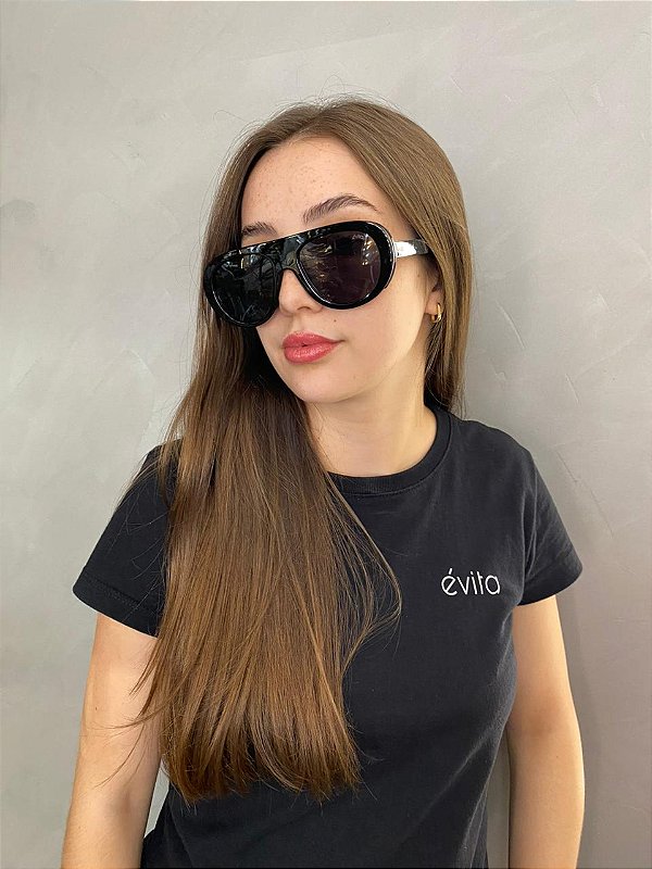 ÓCULOS MEL - LENTE PRETA - ARMAÇÃO PRETA