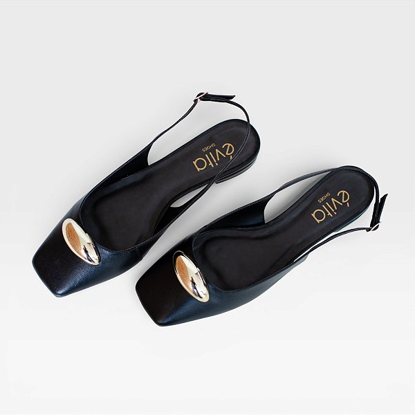 SLINGBACK ESMERALDA PRETO