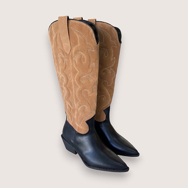 BOTA FLÁVIA - BICOLOR