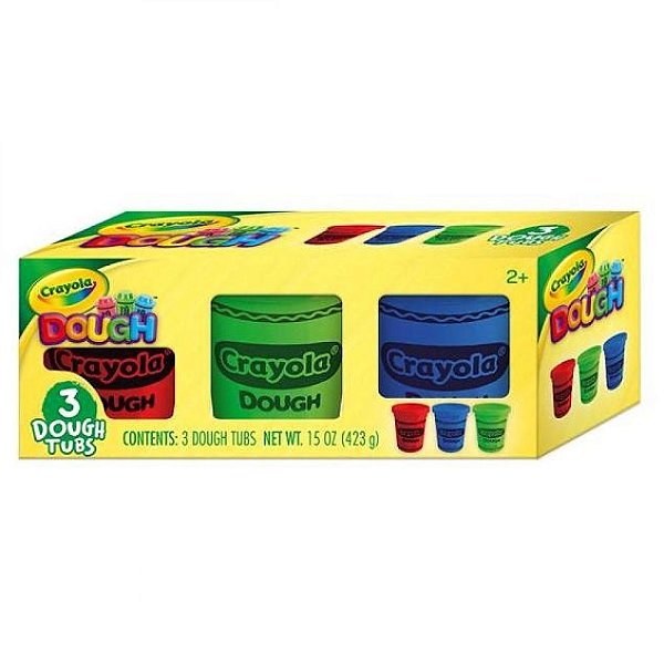 CRAYOLA - MASSA DE MODELAR C/ 3 CORES SORTIDAS (113G) 	BR1008