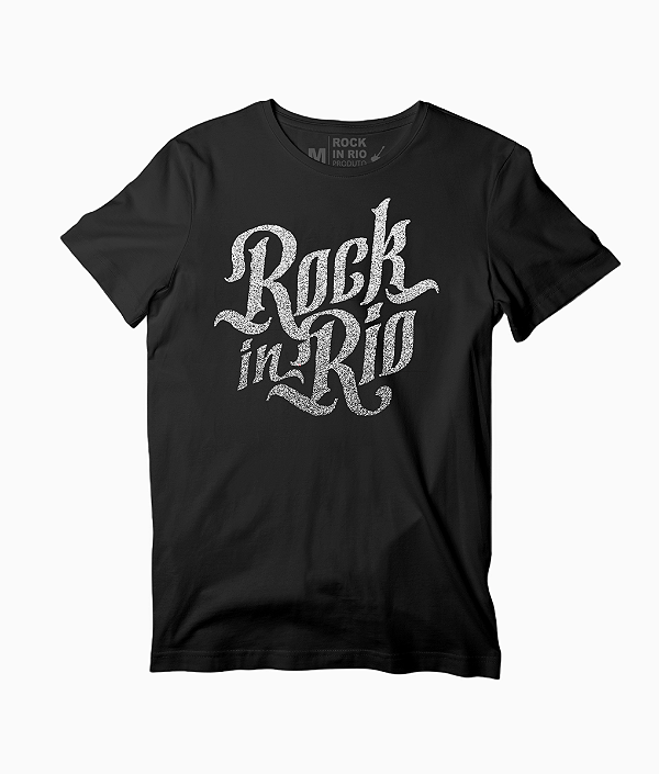 Camiseta Gothic Masculina Preta Rock in Rio
