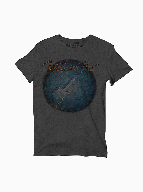 Camiseta Logo Vintage Cinza Rio in Rio
