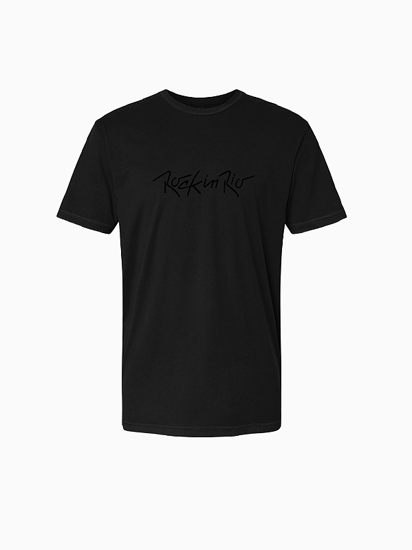 Camiseta Black in Black Rock in Rio Preta