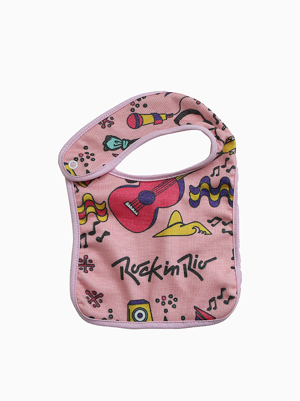 Babador Figuras Rosa Rock in Rio