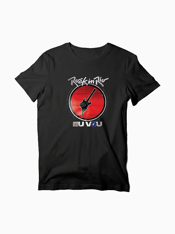 Camiseta Eu Vou Foo Fighters Rock in Rio