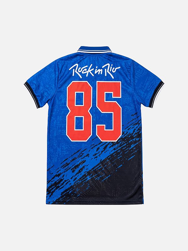 Camisa Jersey Polo Rock in Rio 85 - Edição Limitada