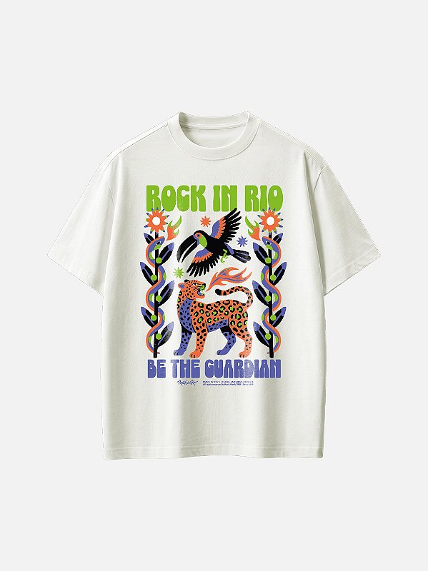 Camiseta Oversized Guardian Off White