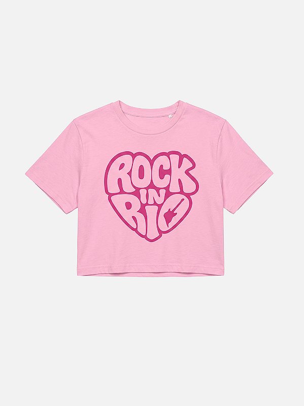 Cropped Heart Rosa