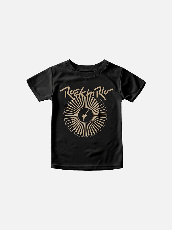 Camiseta Infantil Comemorativa Rock in Rio - Edição limitada
