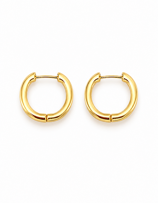 Argola Gold Slim 1.4cm
