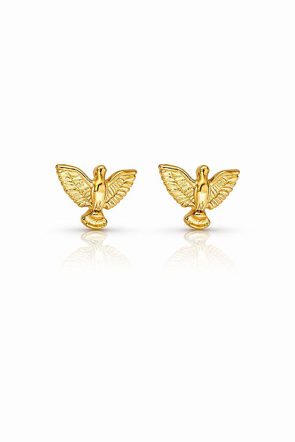 Brinco Divino Espírito Santo Ouro 18k